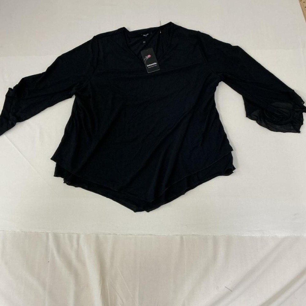 Brand new with tags Lotusmile black layered blouse